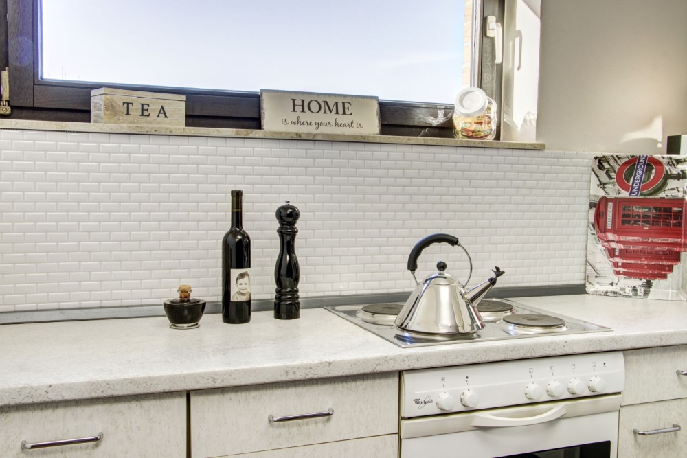 Mosaico Brick Bond Diamond blanco liso ceramica metro look glossy