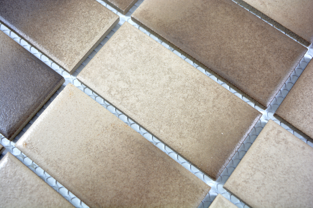 Keramikmosaik CD 294 29,5x33,5 cm mix braun/beige
