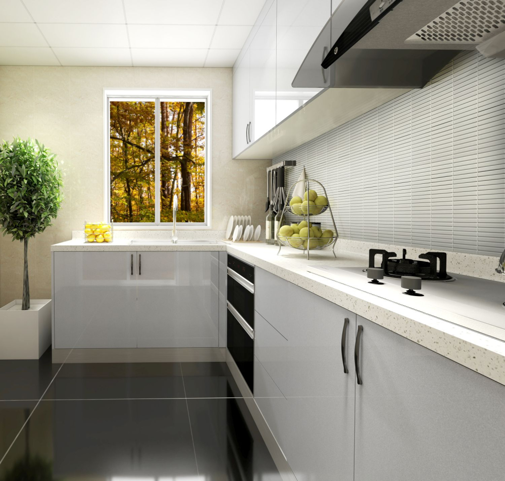 Mosaico rectangulo uni blanco brillante ceramica aspecto bambu