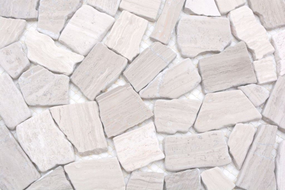 Mosaico cantera Ciot uni gris rayas marmol aspecto cantera gris mate