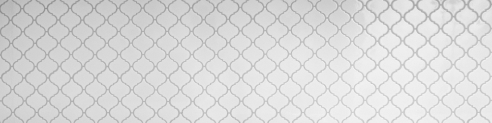Florentiner Retro Vintage Mosaik Fliese Keramikmosaik weiß glänzend 13-1WG