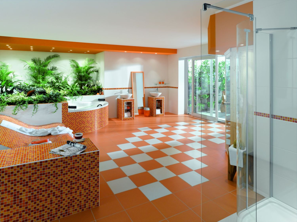 Mosaik Transluzent Crystal mix gelb orange rot glaenzend - 10 Mosaikblaetter