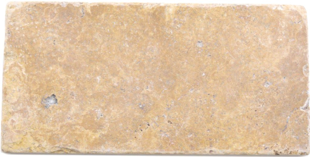 Mosaico de piedra natural azulejos de marmol oro amarillo mate pared piso cocina bano ducha - caja((44 azulejos)