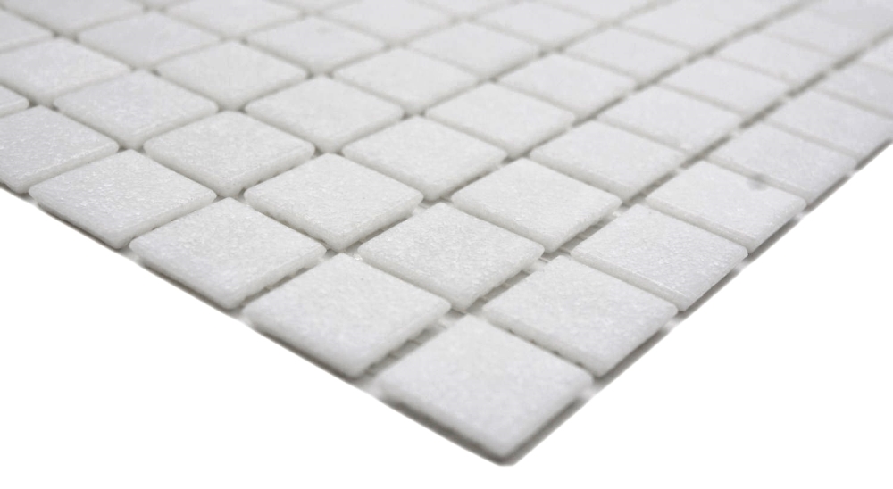 Preview: Swimming pool mosaic tile Pool mosaic Glass mosaic white II