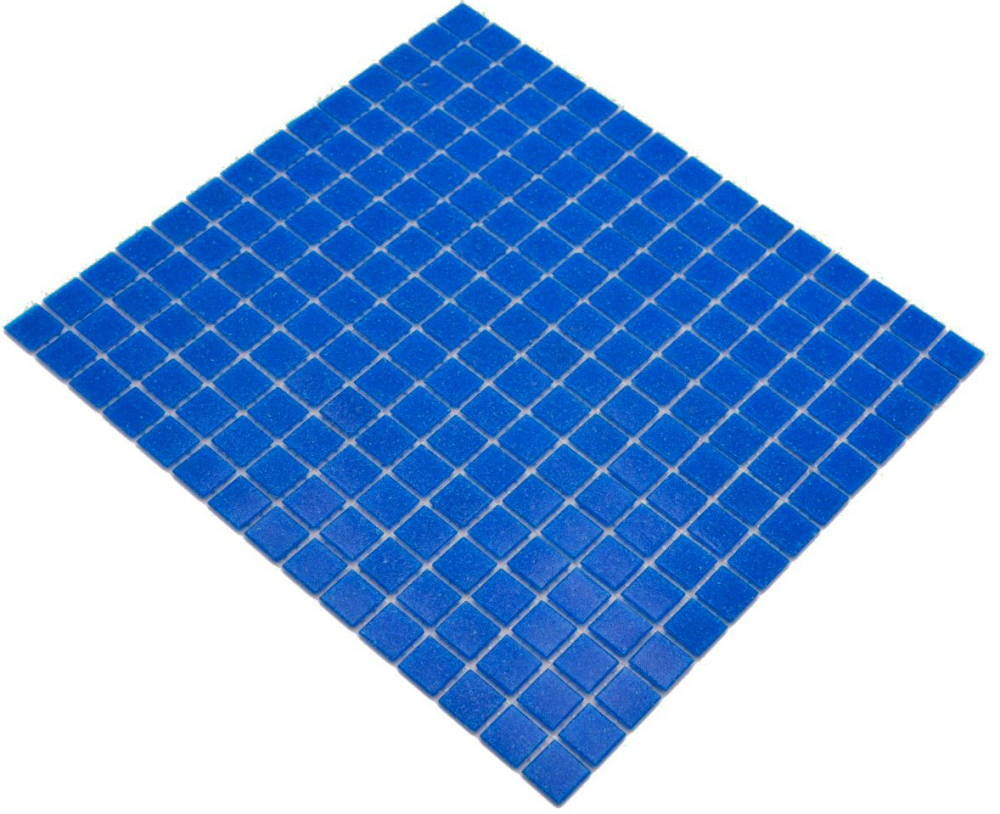 Azulejo de mosaico para piscina, mosaico de vidrio azul oscuro - 720 esteras sobre palé