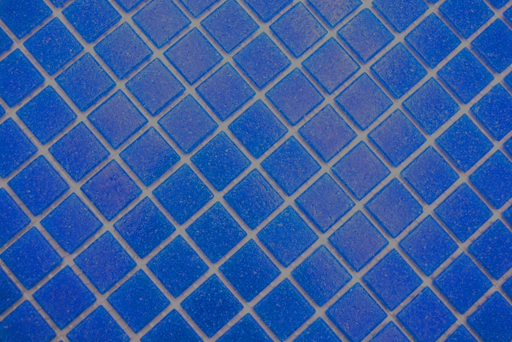 Schwimmbad Mosaik Fliese Poolmosaik Glasmosaik Dunkelblau - 200-A16-P