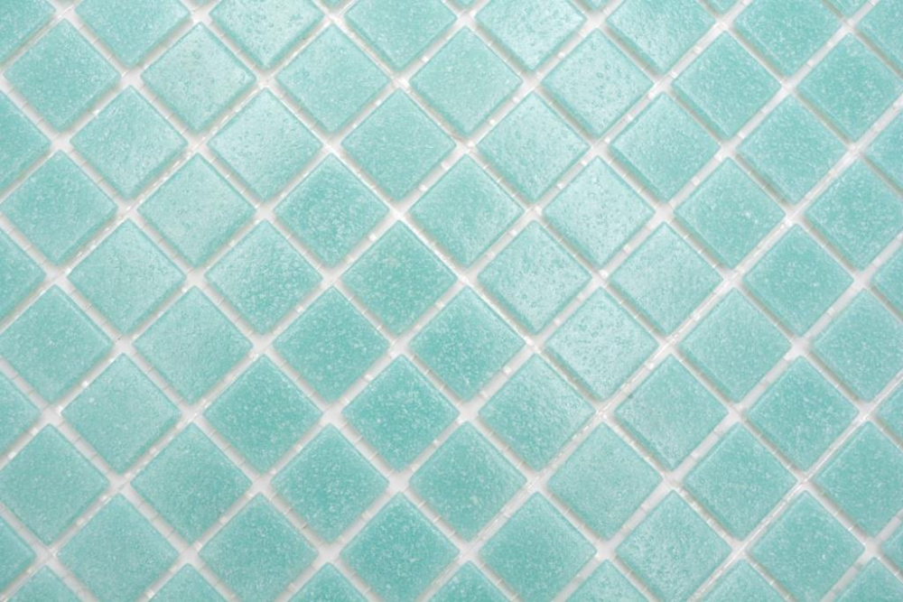 Mosaik Glas gruen glaenzend - 10 Mosaikblaetter