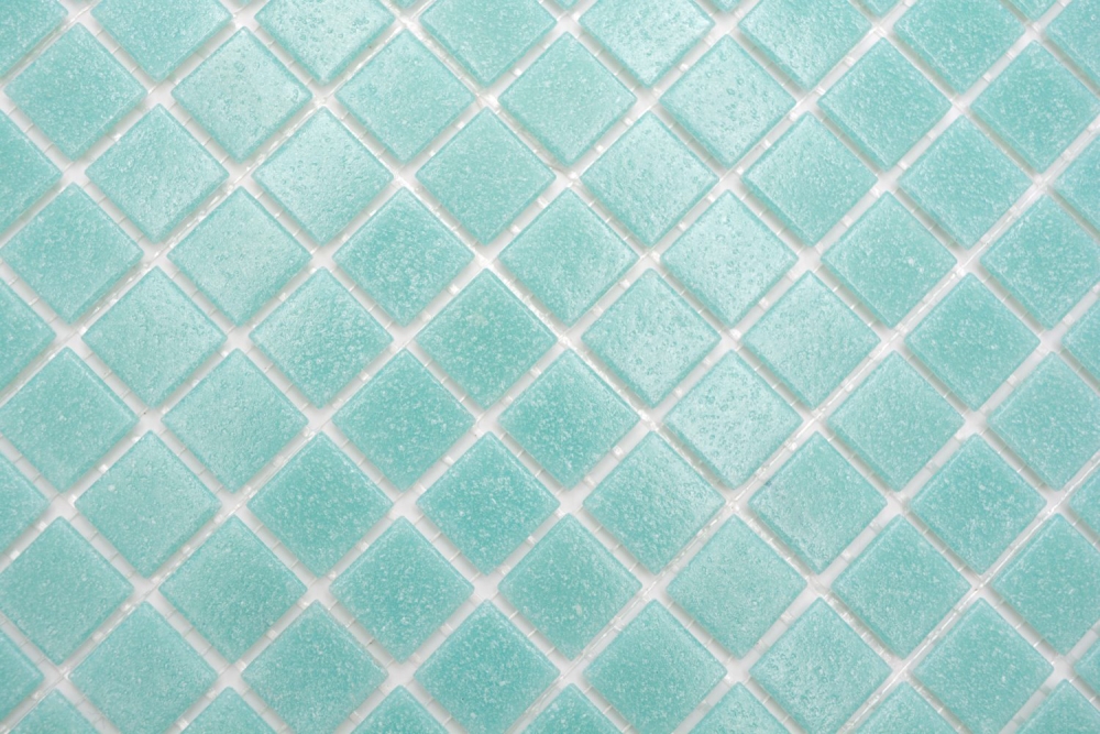 Preview: Glass mosaic mosaic tile turquoise green spots shower BATH WALL kitchen wall - 10 mosaic sheets