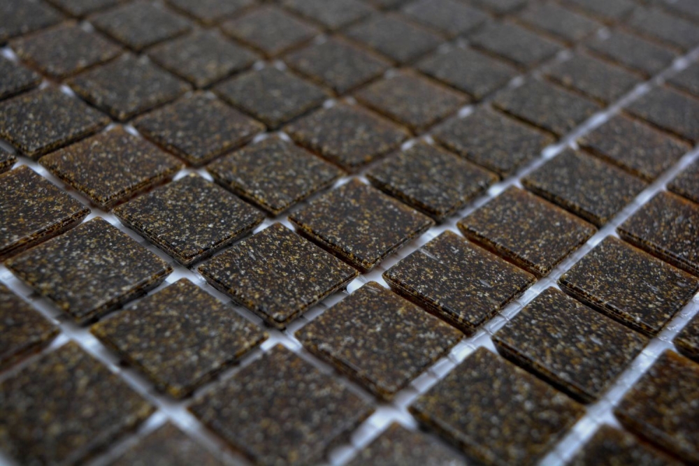 Preview: Mosaic tile Pool mosaic Glass mosaic Dark brown