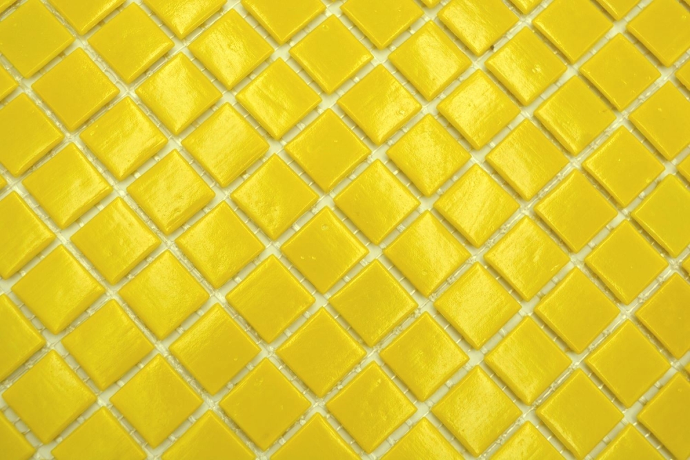 Mosaique de piscine Mosaique de verre Jaune