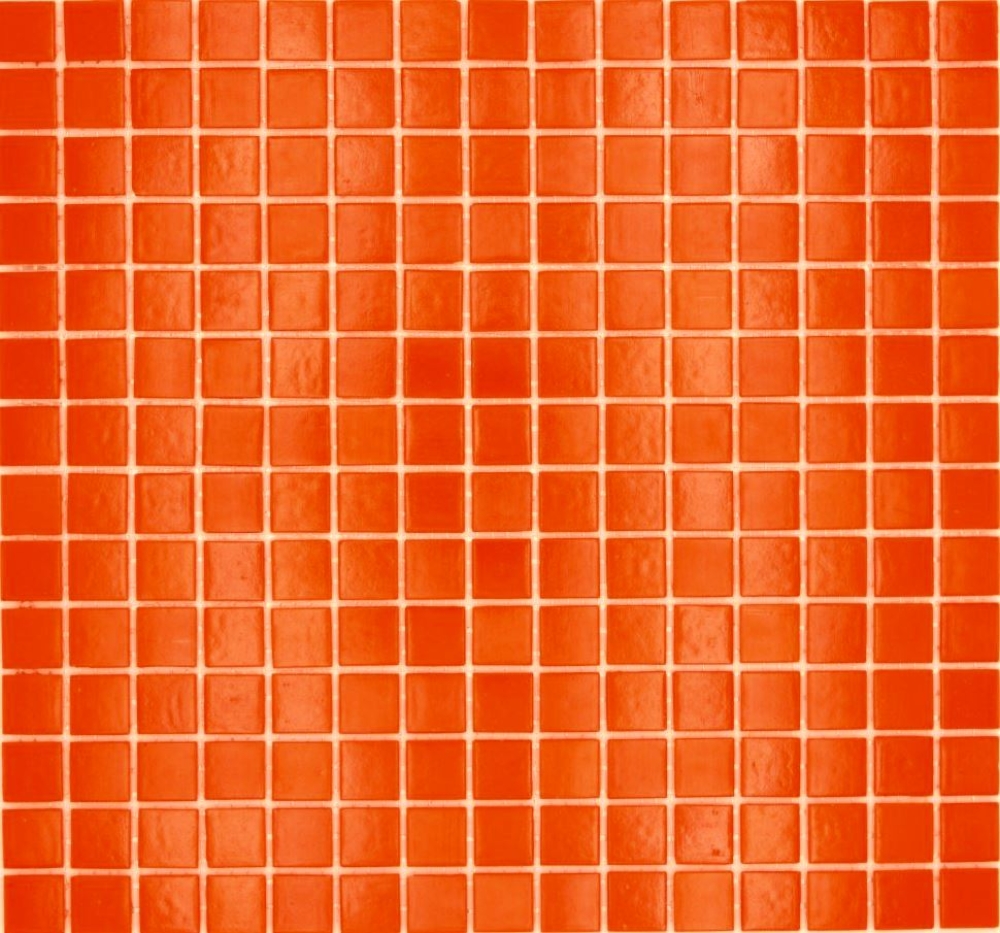 Schwimmbad Mosaik Fliese Poolmosaik Glasmosaik Orange Rot