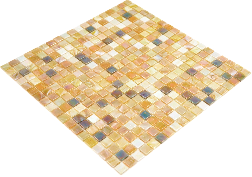 Mosaique de verre Mosaique Iridium Sable Couleurs arc-en-ciel Flip Flop - 58-1204
