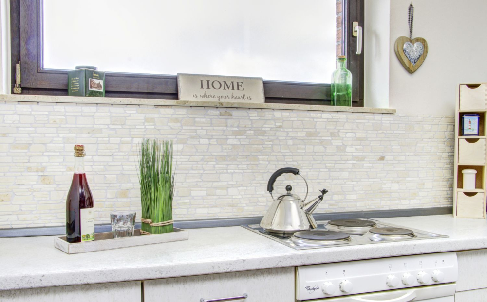 Mosaique Brickmosaik uni Biancone Marbre aspect maconnerie beige clair mat