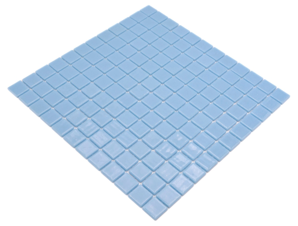 Mosaikfliese Poolmosaik Schwimmbadmosaik hellblau Dusche Wand SPAIN - 220-25102U