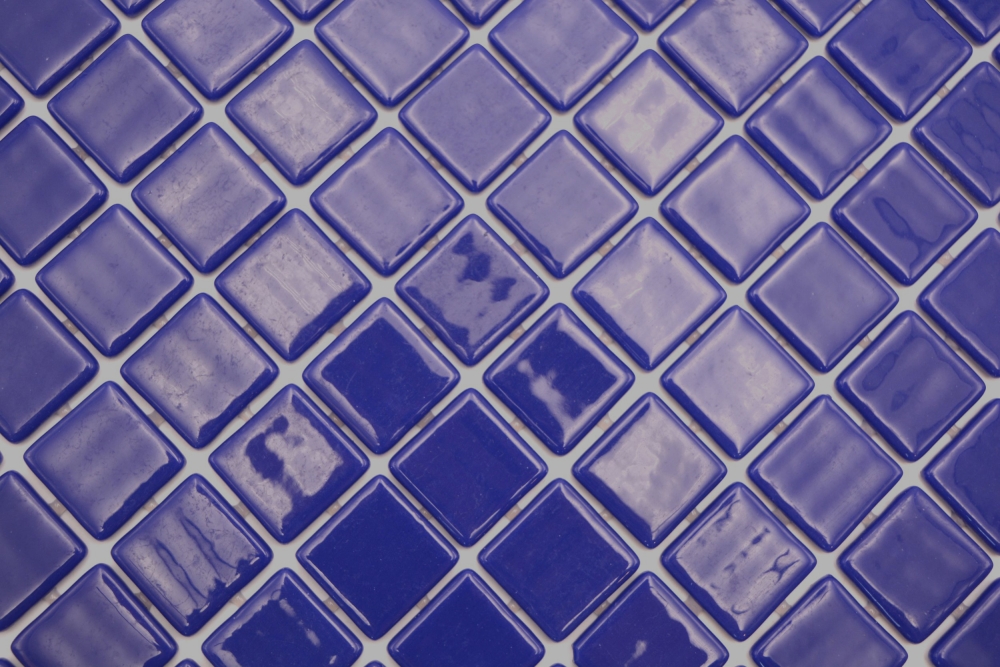Mosaikfliese Poolmosaik Schwimmbadmosaik blau dunkelblau marineblau Dusche Wand SPAIN - 220-25803U