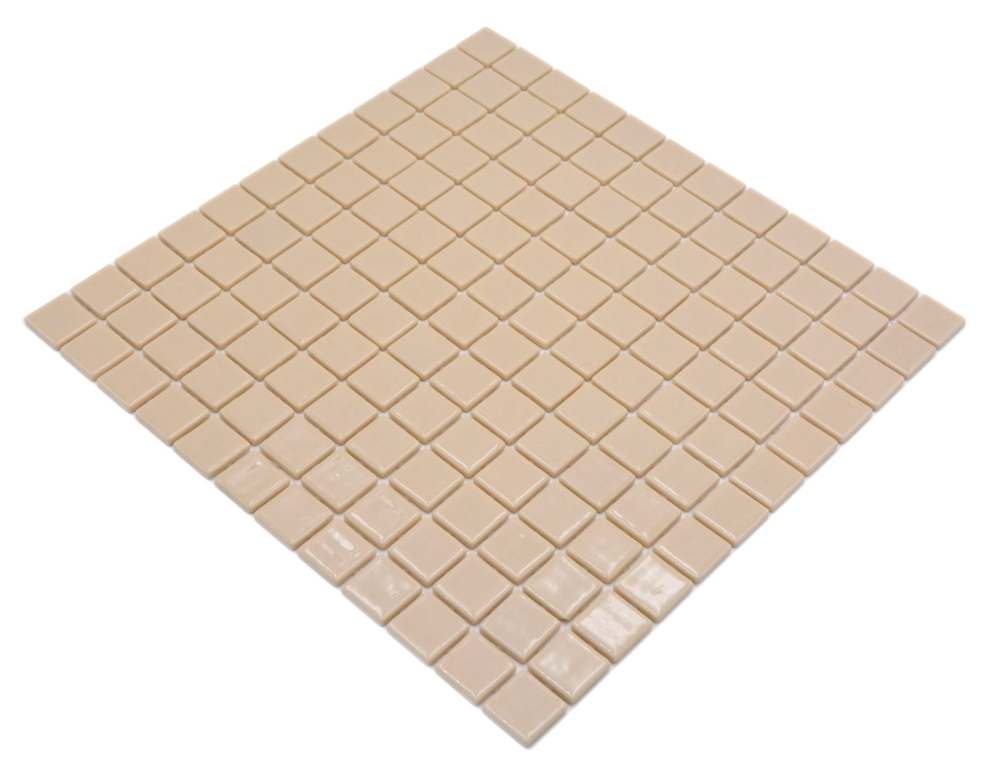 Mosaikfliese Poolmosaik Schwimmbadmosaik Beige Cream Dusche Wand SPAIN - 220-25831U