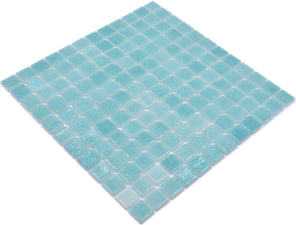 Mosaikfliese Poolmosaik Schwimmbadmosaik türkis grün Duschtasse - 220-503P