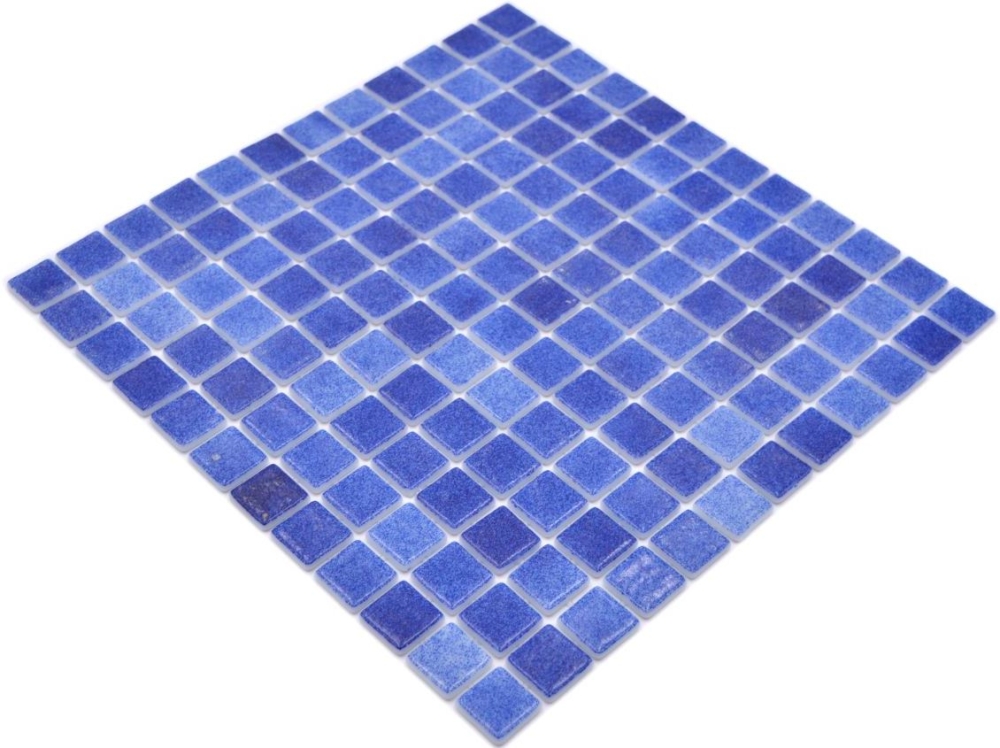 Mosaikfliese Poolmosaik Schwimmbadmosaik dunkelblau antislip rutschsicher - 220-508A