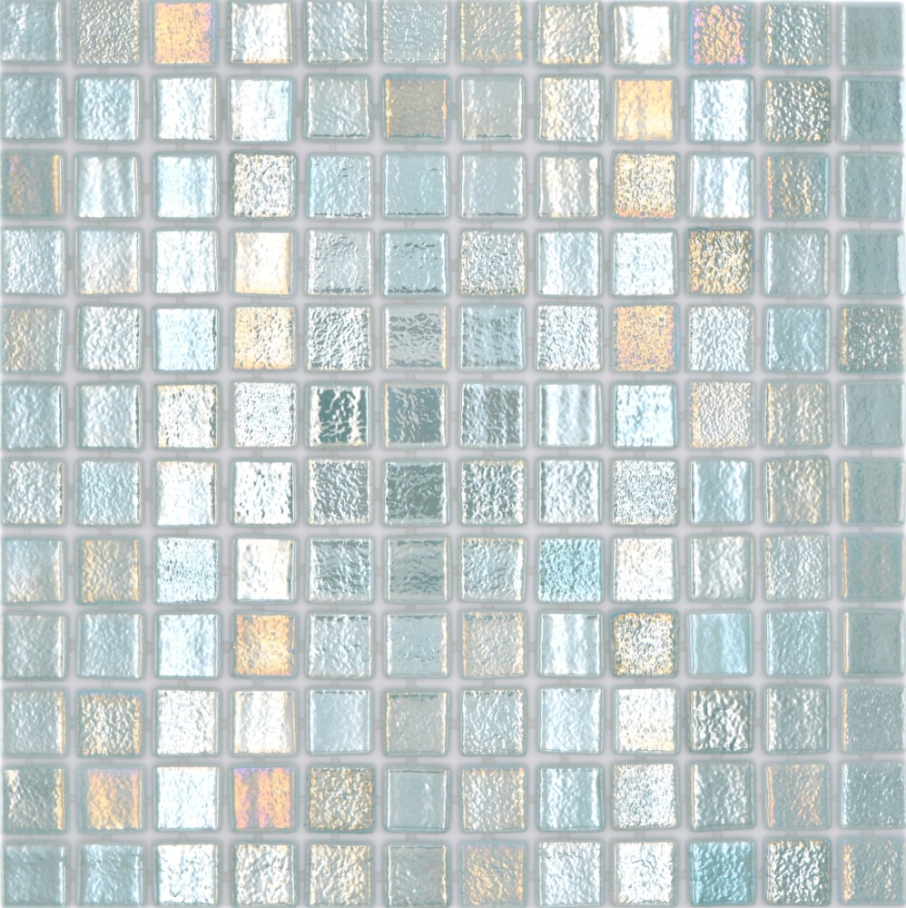 Mosaikfliese Poolmosaik Schwimmbadmosaik grün irisierend - 220-P55253