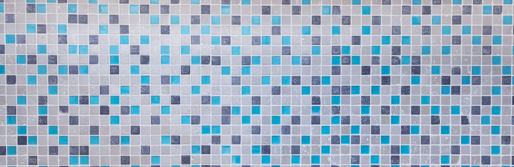 Piedra artificial mosaico rustico azulejo mosaico de vidrio resina azul gris antracita plata backsplash de cocina - 82-0402