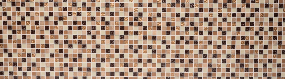 Mosaique de verre Pierre naturelle Mosaique beige brun or 92-1206
