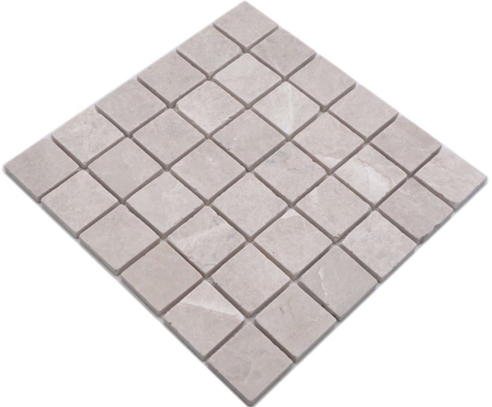 Mosaico Quadrato Botticino Marmo Antico Marmo avorio opaco C