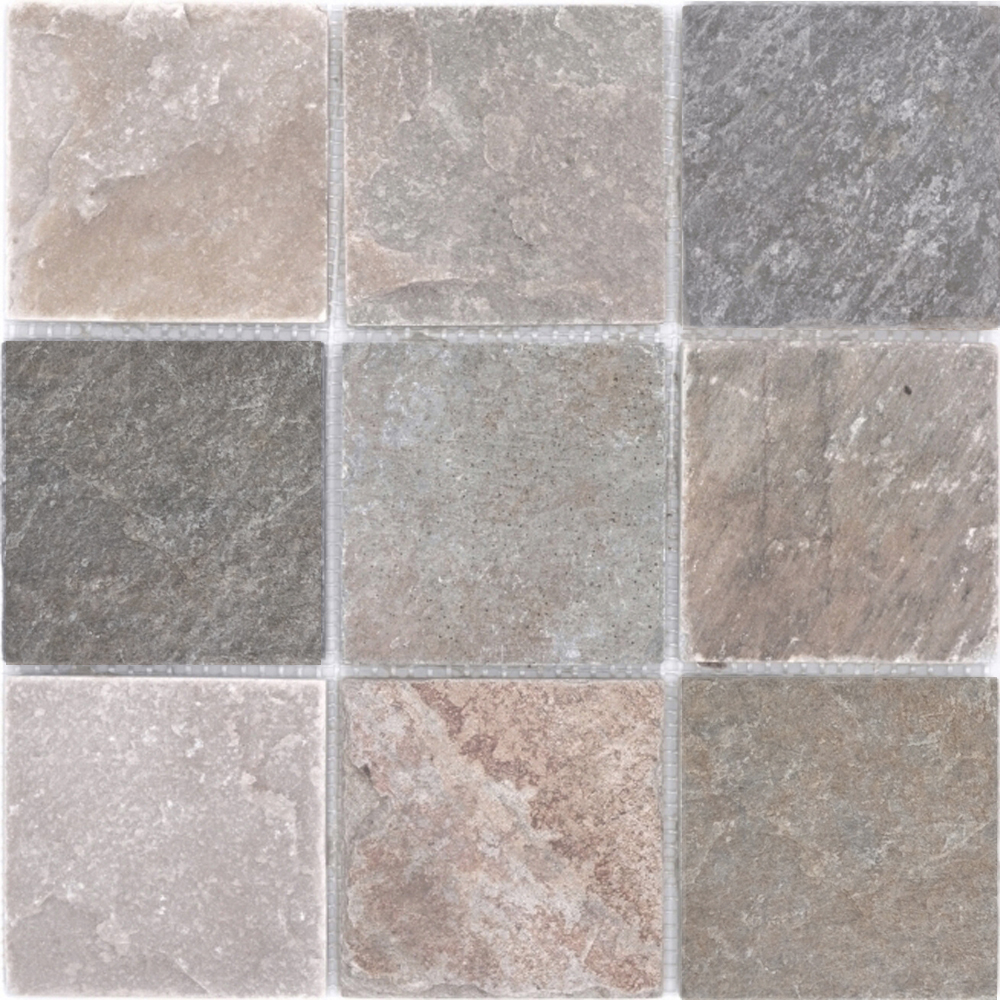 Cuarcita piedra natural azulejo pared azulejo suelo beige gris 36-0210