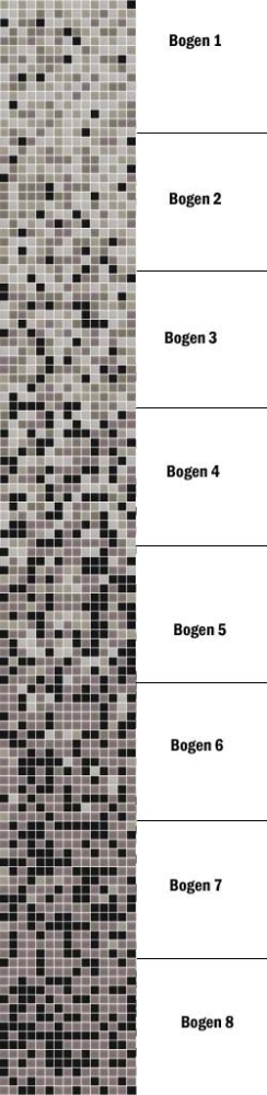 Glasmosaik Farbverlauf Grau Cream Schwarz Duschwand Bad Mosaikfliesen Shading Blend Sfumature - 300-0205