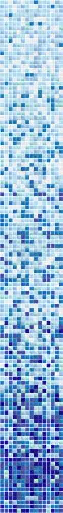 Glasmosaik Farbverlauf weiss hellblau dunkelblau Duschwand Bad Mosaikfliesen Shading Blend Sfumature - Art: 300-401
