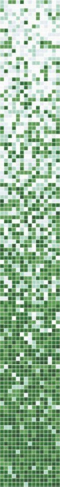Glasmosaik Farbverlauf weiss hellgrün dunkelgrün Duschwand Bad Mosaikfliesen Shading Blend