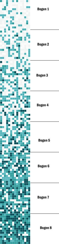 Glasmosaik Farbverlauf Weiss grün türkis Duschwand Bad Mosaikfliesen Shading Blend