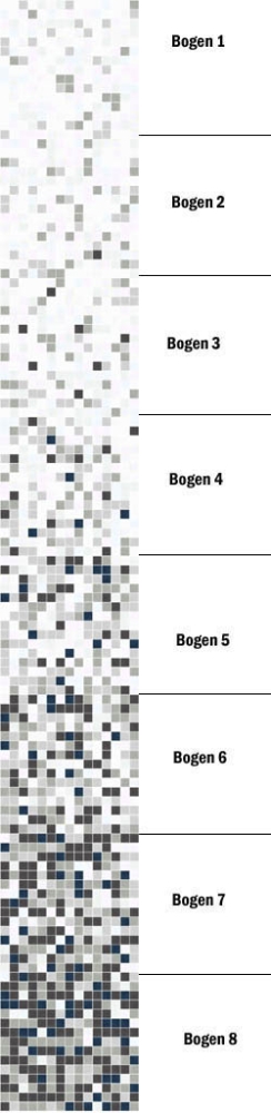 Glasmosaik IRIDIUM Farbverlauf Weiss + Weiss Irisieren - Grau Cream Duschwand Bad Mosaikfliesen Shading Blend