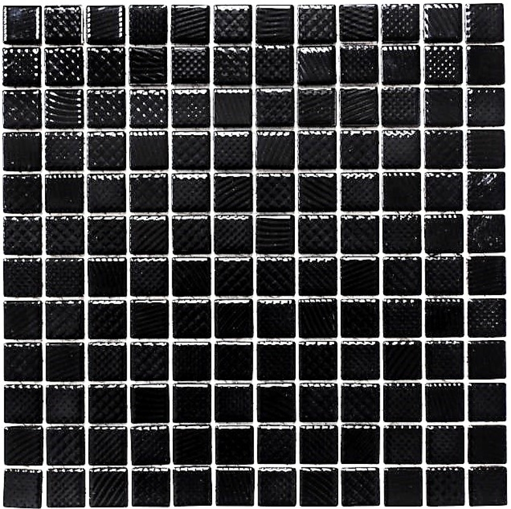 Mosaik Retrooptik Keramik weiss glaenzend - 10 Mosaikblaetter