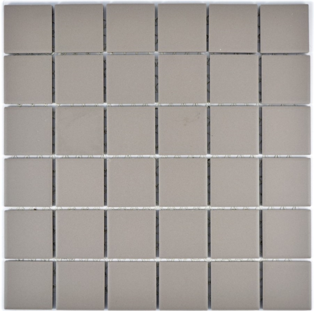 Mosaico antideslizante R10 mosaico ceramico gris claro sin esmaltar 14-1202