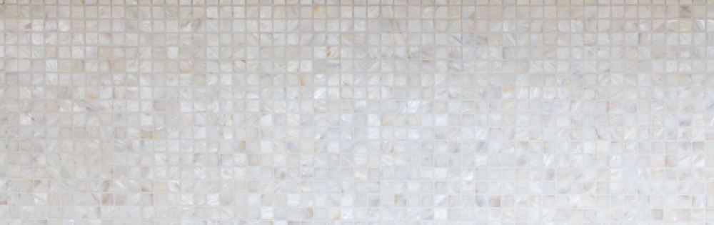Mosaik Fliese Muschel Perlmutt Hellbeige Küchenrückwand Fliesenspiegel Wand - 150-SM201