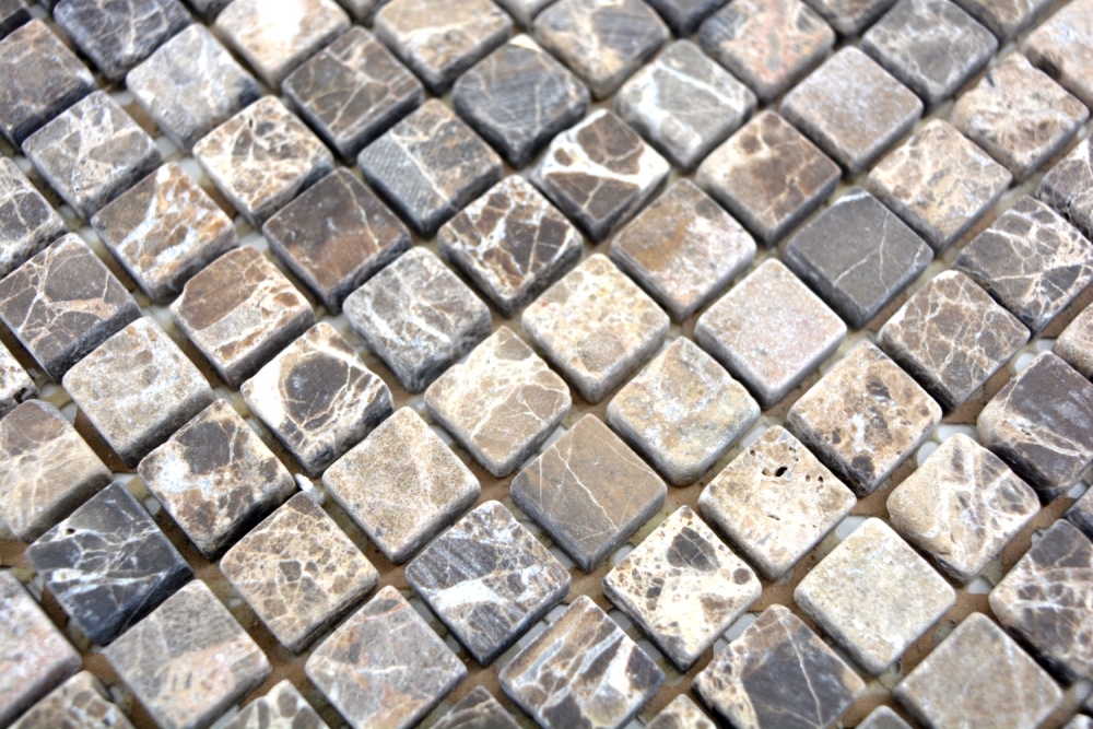 Mosaico de marmol Mosaico de piedra natural beige Castanao 38-1313