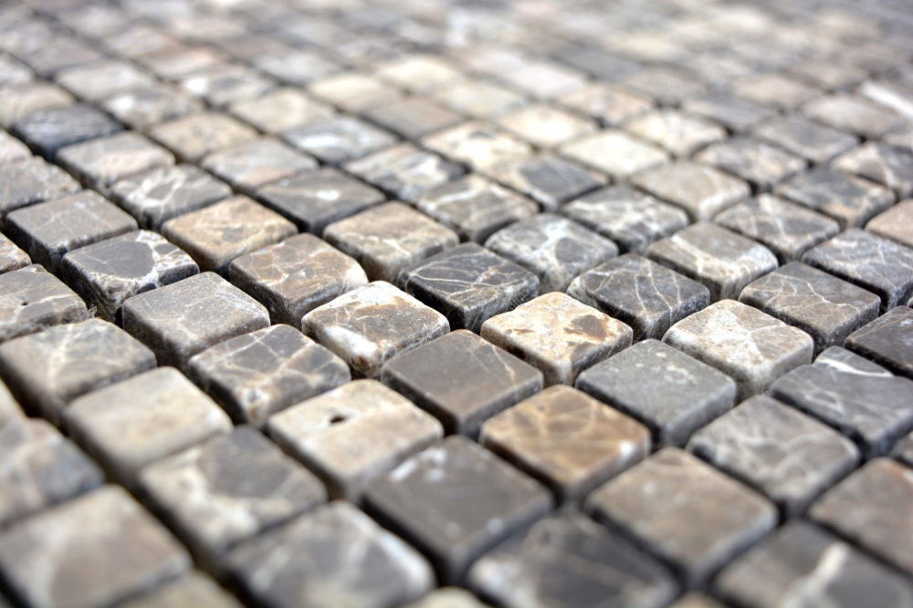 Mosaico de marmol Mosaico de piedra natural beige Castanao 38-1313