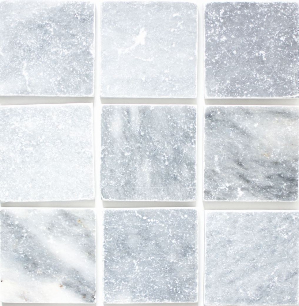 Carreau Bardiglio Antique Marble Marbre gris clair mat C