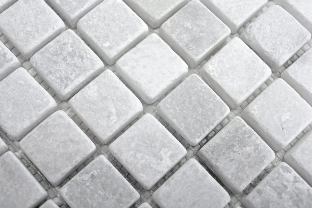 Mosaico de marmol Mosaico de piedra natural blanco 