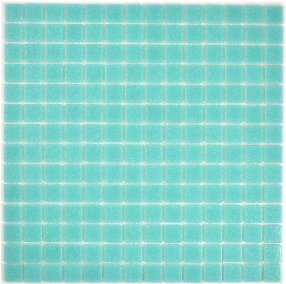 Mosaik Glas gruen glaenzend - 10 Mosaikblaetter