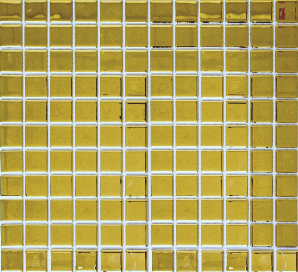 Mosaik Goldoptik Transluzent Crystal gold glaenzend - 10 Mosaikblaetter
