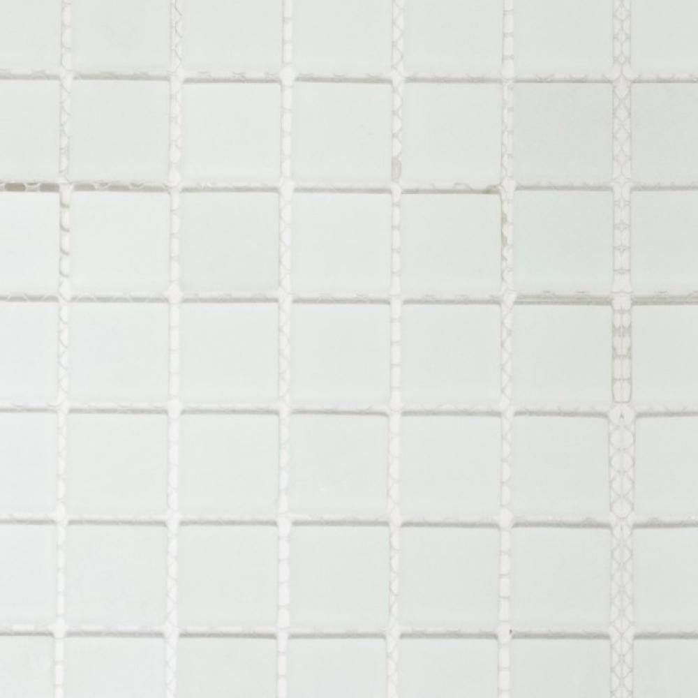Mosaico blanco optico translucido cristal blanco mate - 10 hojas de mosaico