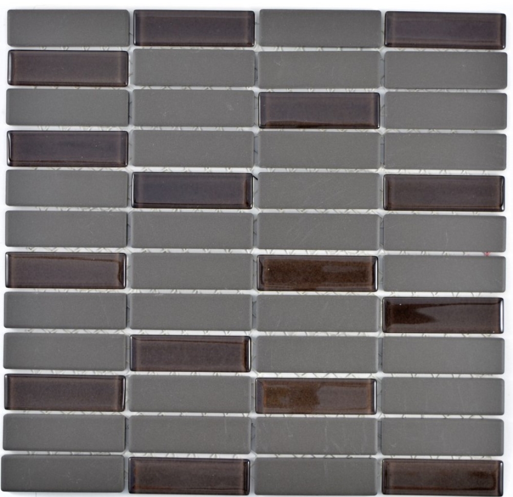 Mosaico de ceramica mosaico de vidrio mosaico varillas marron sin esmaltar antideslizante 24-1313-R10