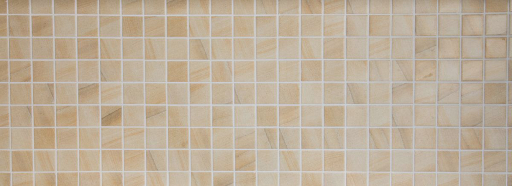 Mosaique Carre aspect pierre beige sable Ceramique mate