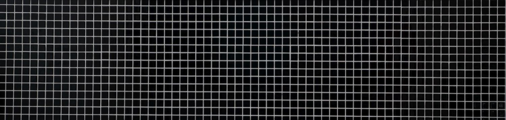 Keramikmosaik Mosaiknetz schwarz hochglanz Fliesenspiegel Küche 18-0302