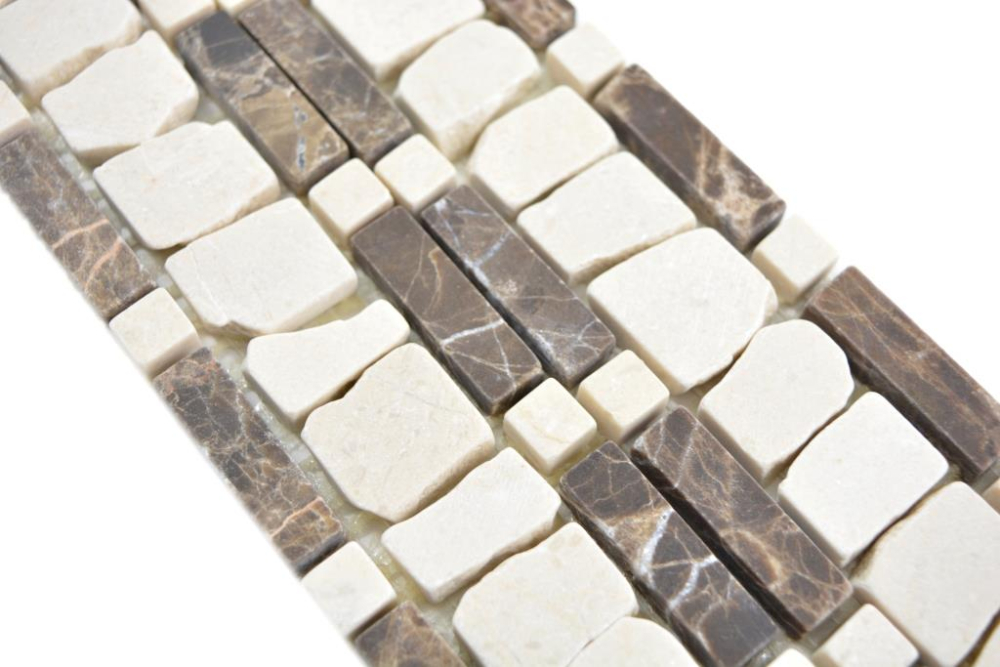 Bordüre Borde Marmor Bruch Naturstein emperador cream beige cremarfil BOR-EC11