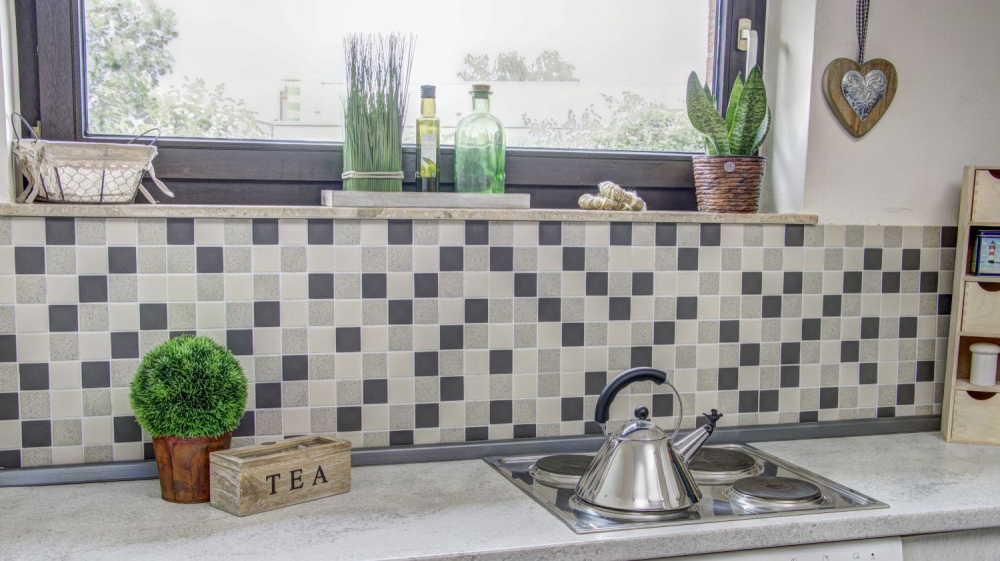 Mosaik Fliese Keramik cream hellbeige grau unglasiert 16-2011