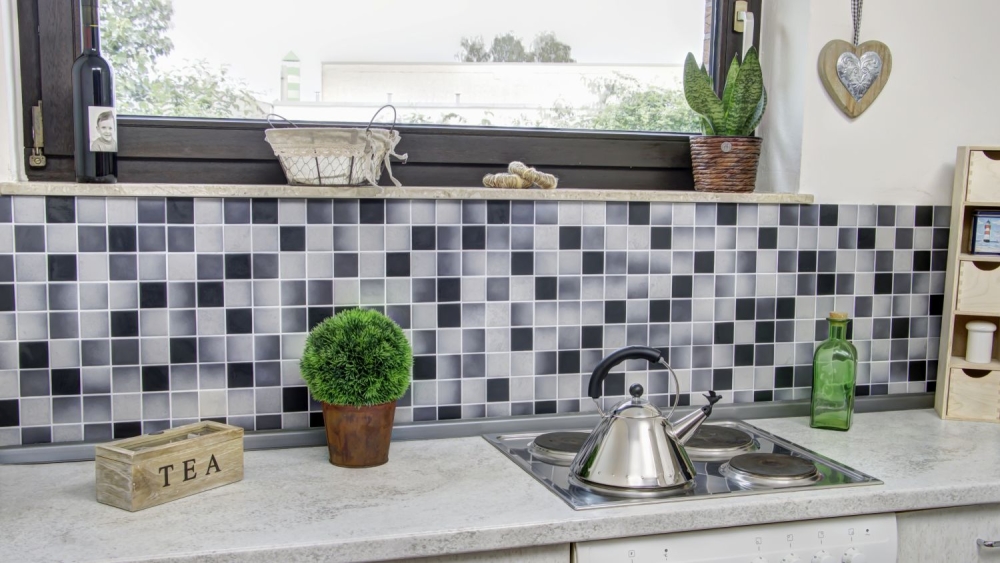 Mosaik Fliese anthrazit grau hellgrau Keramikmosaik rutschsicher 16-2211-R10