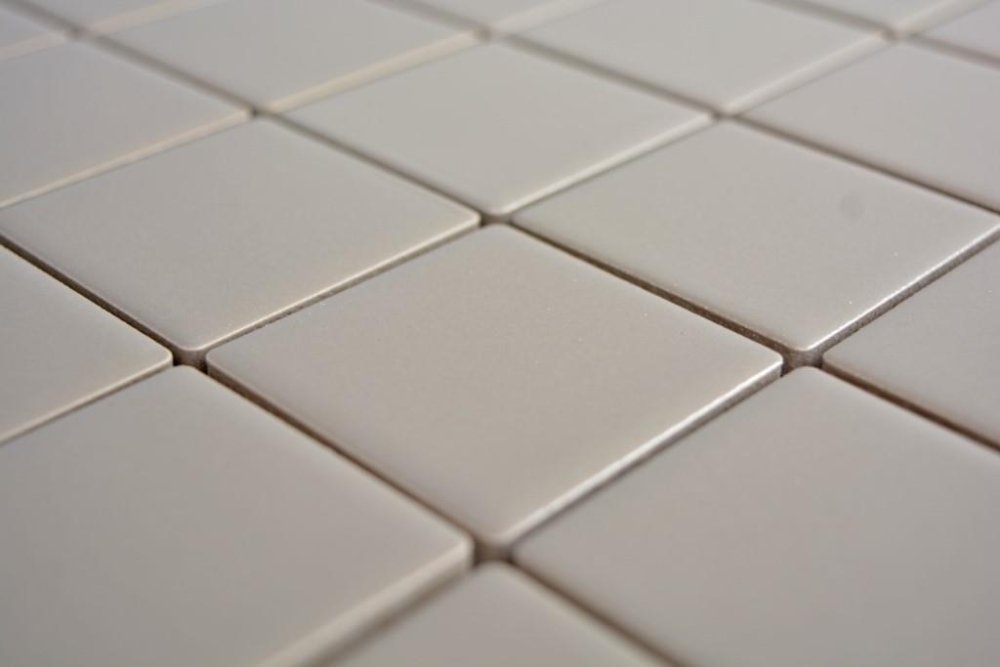 Mosaik Fliese Keramik schlamm matt 14-2411