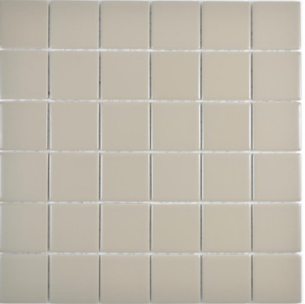 Mosaik Fliese Keramik schlamm matt 14-2411